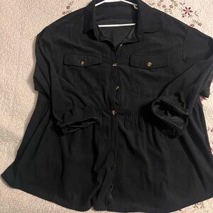 SHEIN Black Utility Jacket